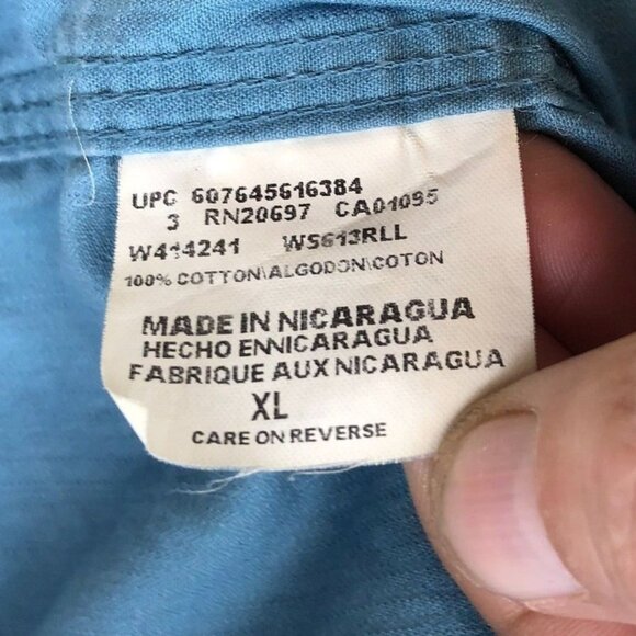 Vintage Dickies Mens Work Shirt XL Lot of Two Short Sleeve Button Up Workwear - Picture 13 of 16